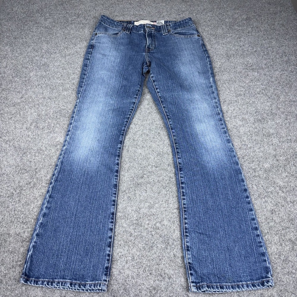 VTG Levi's 525 Jeans Nouveau Low Bootcut Women's 10 Medium Wash Y2K Blue Denim